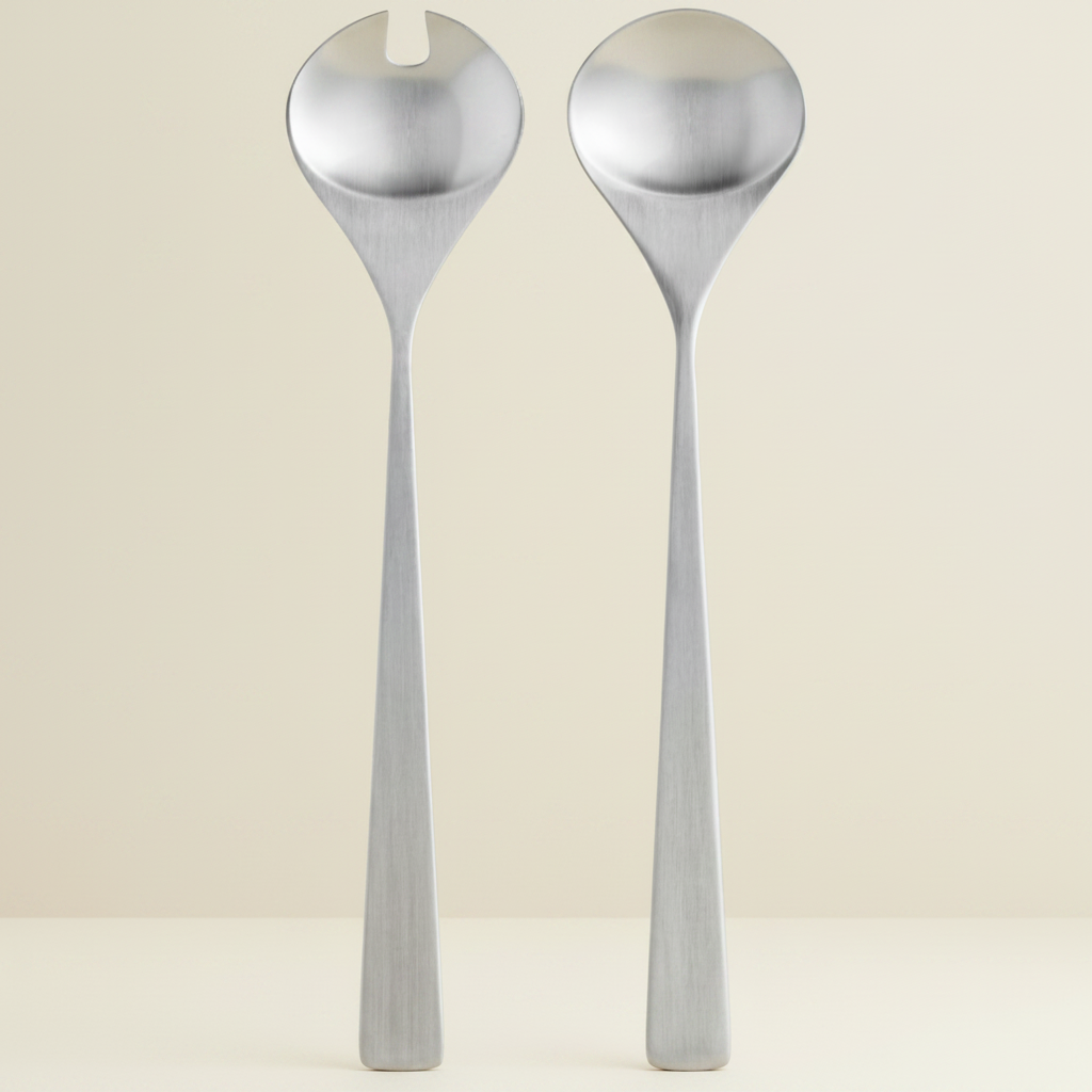 Maya salad servers steel - 2 piece set