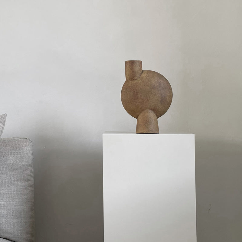 Sphere Vase Bubl, Medio -Ochre