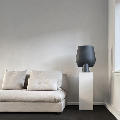 Sphere Vase Square Hexa - Black