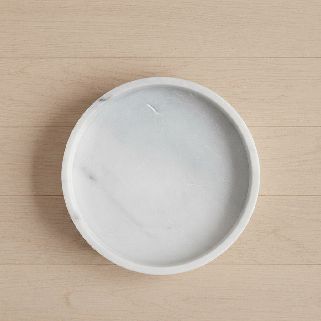 Formalism Bowl Marble - White