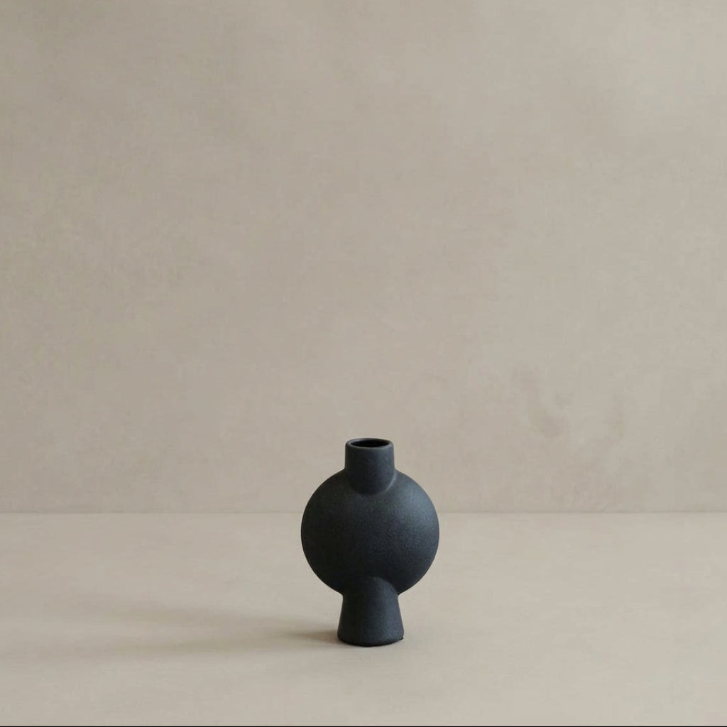 Sphere Vase Bubl, Mini - Black