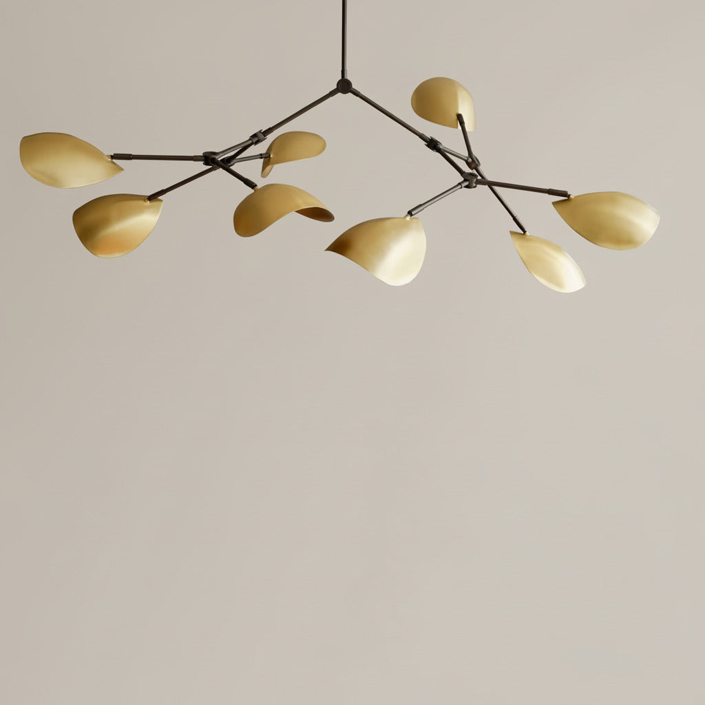 Stingray Chandelier, Brass