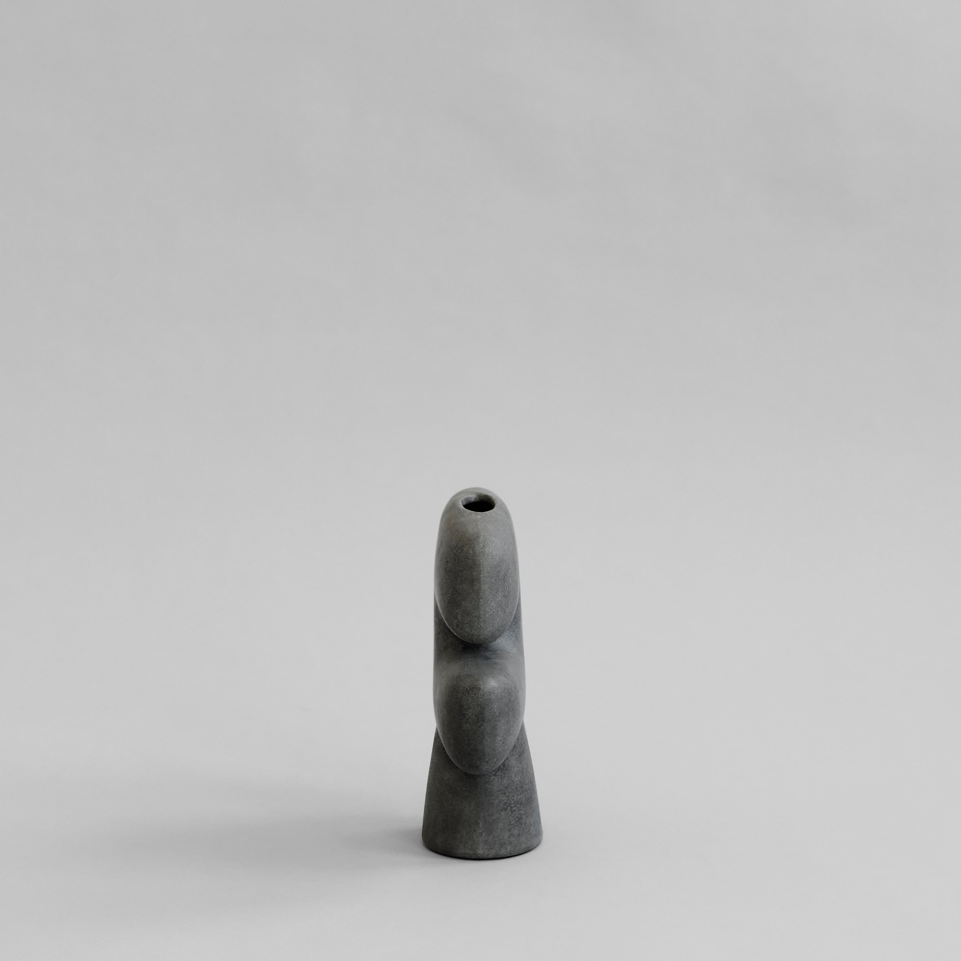 Tribal Vase, Mini - Dark Grey