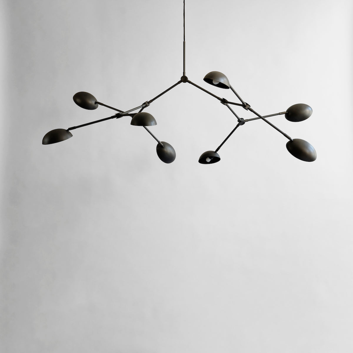Drop Chandelier Bronze with 8' Cord, E14 socket - In-stock