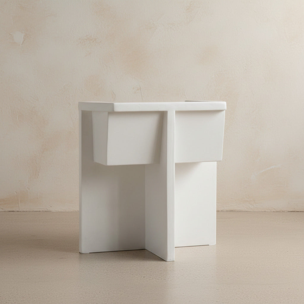 Brutus Dining Chair - Bone White