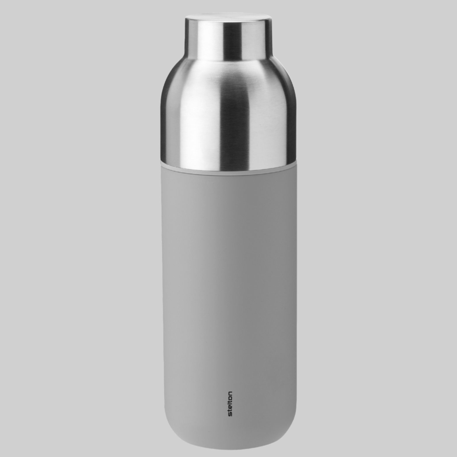 Keep Warm vacuum insulated bottle, light grey