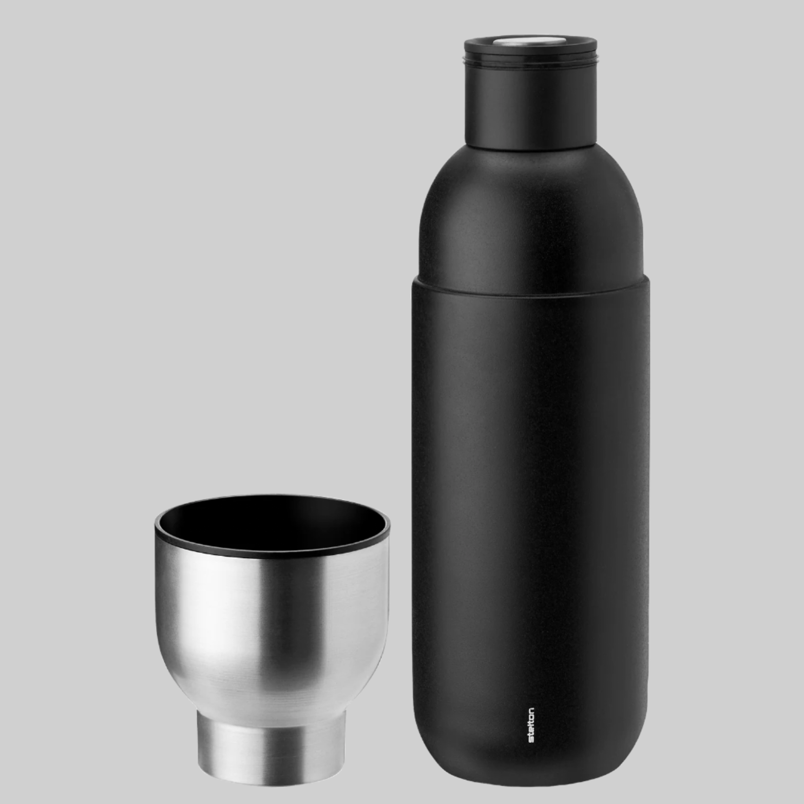 Keep Warm vacuum insulated bottle, black