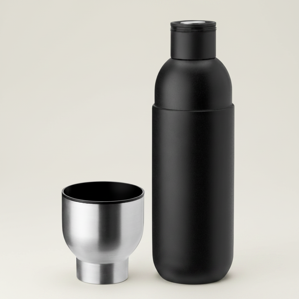 Keep Warm vacuum insulated bottle, black