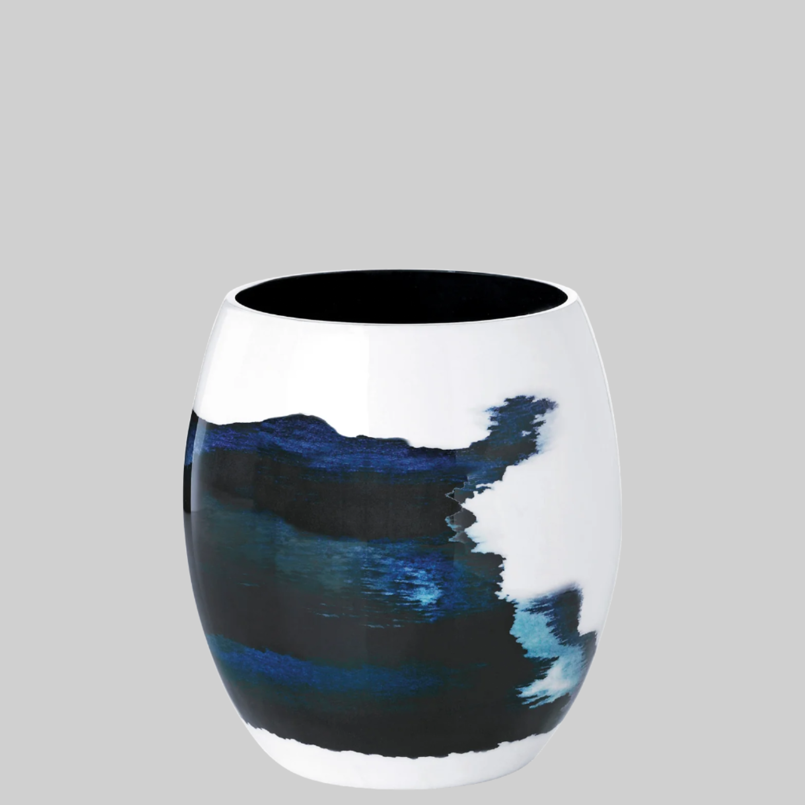 Stockholm vase H 6.18 in aquatic