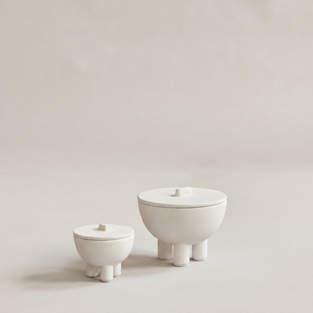 Duck Jar, Medio - Bone White