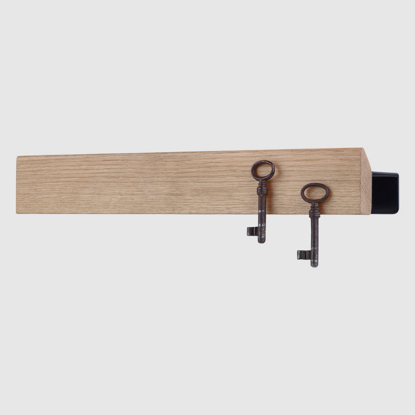 FLEX System magnetic shelf short, oak/black*