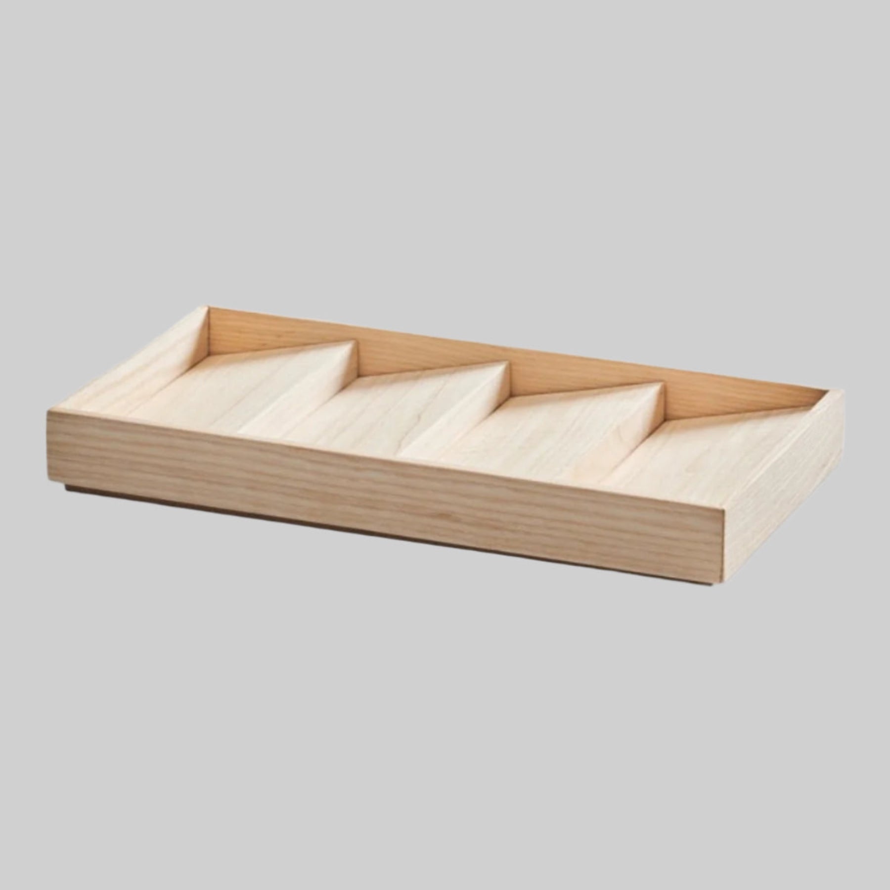 Gejst  Duune Organizer 4 Section, in light blonde wood, holds 4 pairs of sunglasses or use for bracelets, necklaces, watches and jewelry.  Also can be used to hold pencils, pens and office supplies.