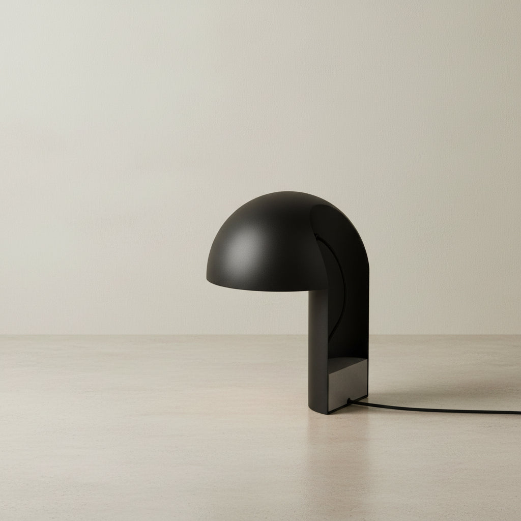 LEERY table lamp, black