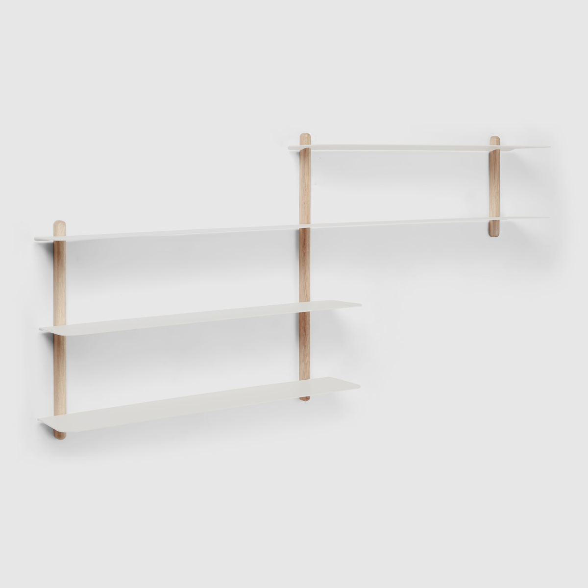 NIVO Shelf Small B - light oak/white