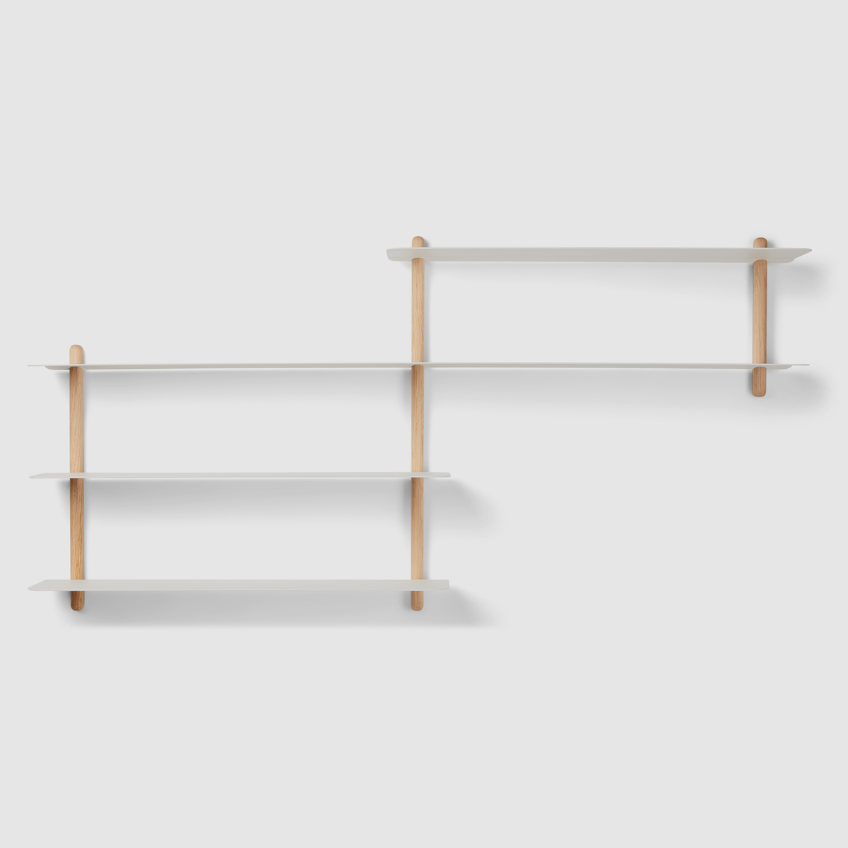 NIVO Shelf Small B - light oak/white