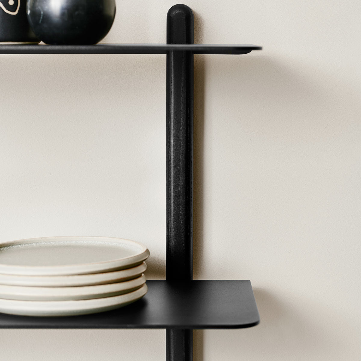 NIVO Shelf Small D - black ash/black
