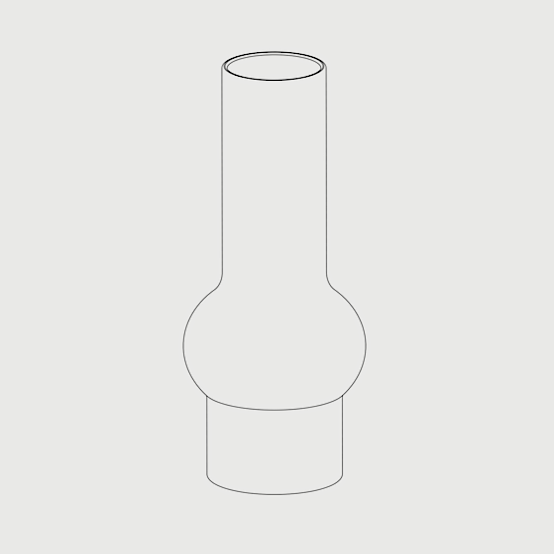 EM chimney for 1001 - Ship's Lantern, Large