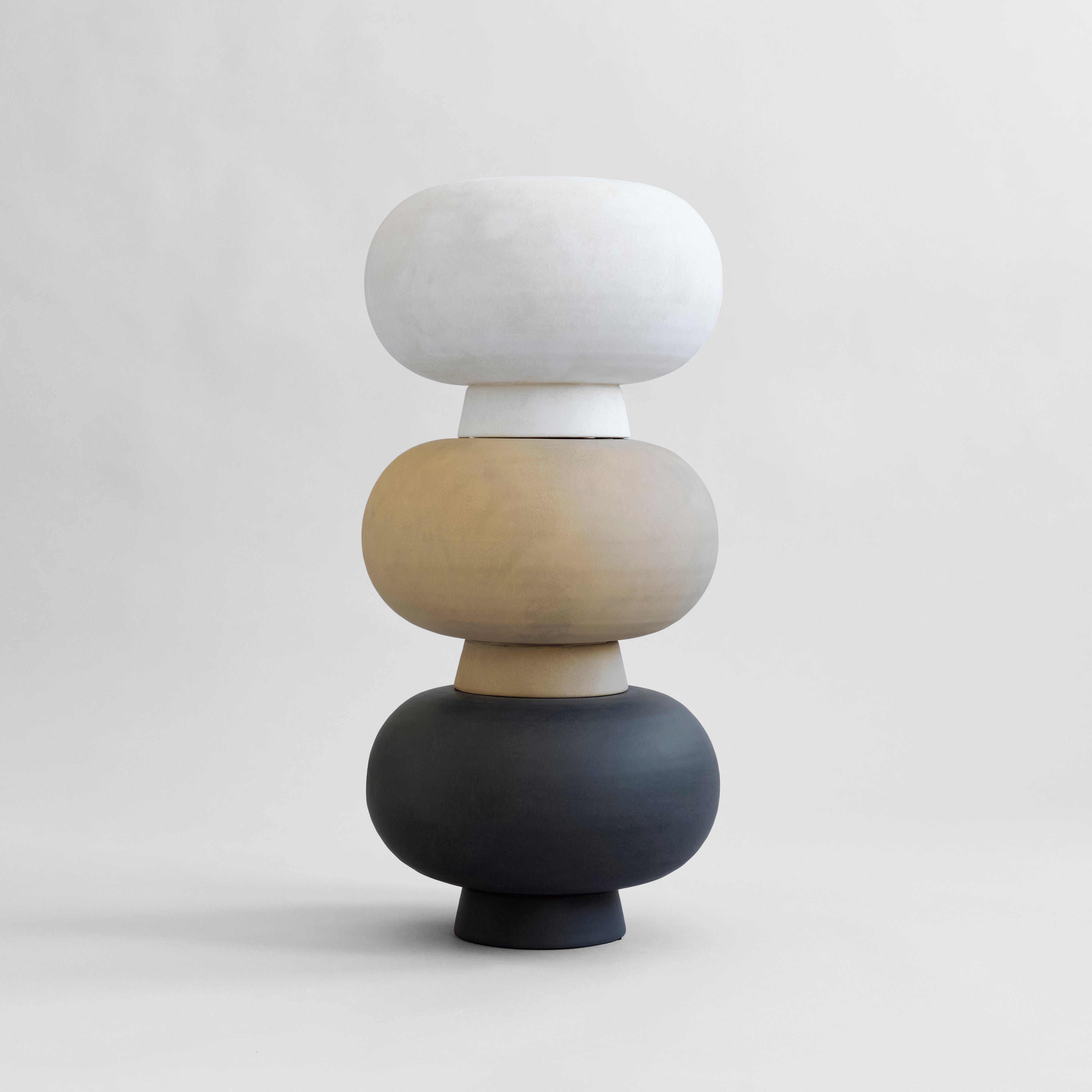 Kabin Vase, Fat - Black
