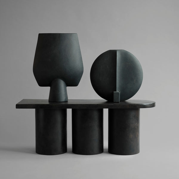Sphere Vase Square Hexa - Black