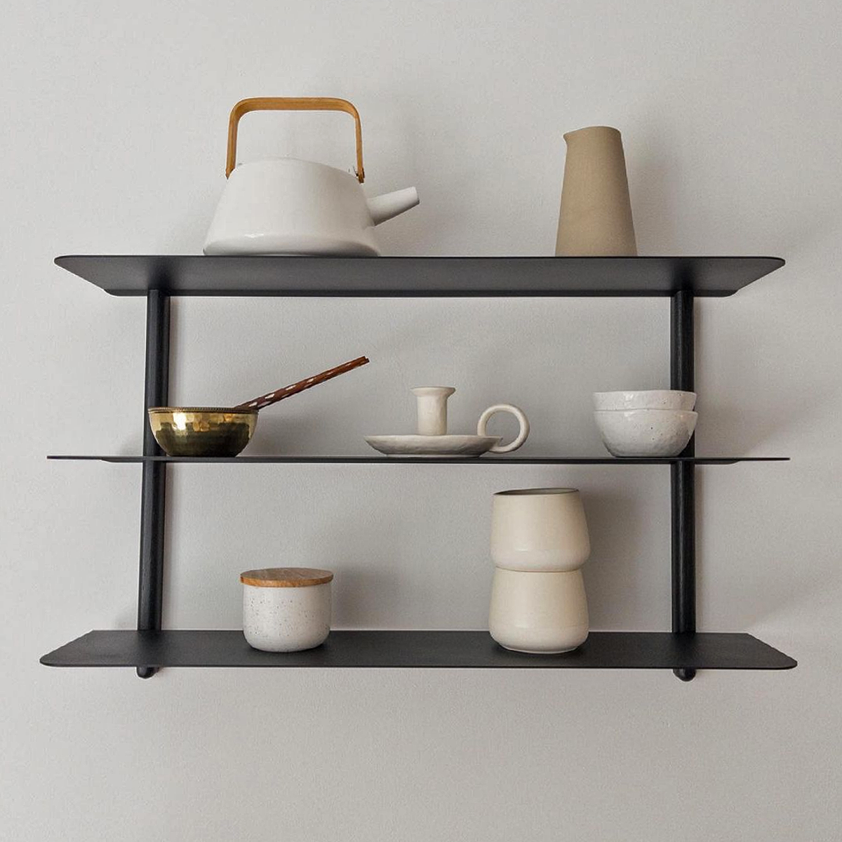 NIVO Shelf Small A - black ash/black