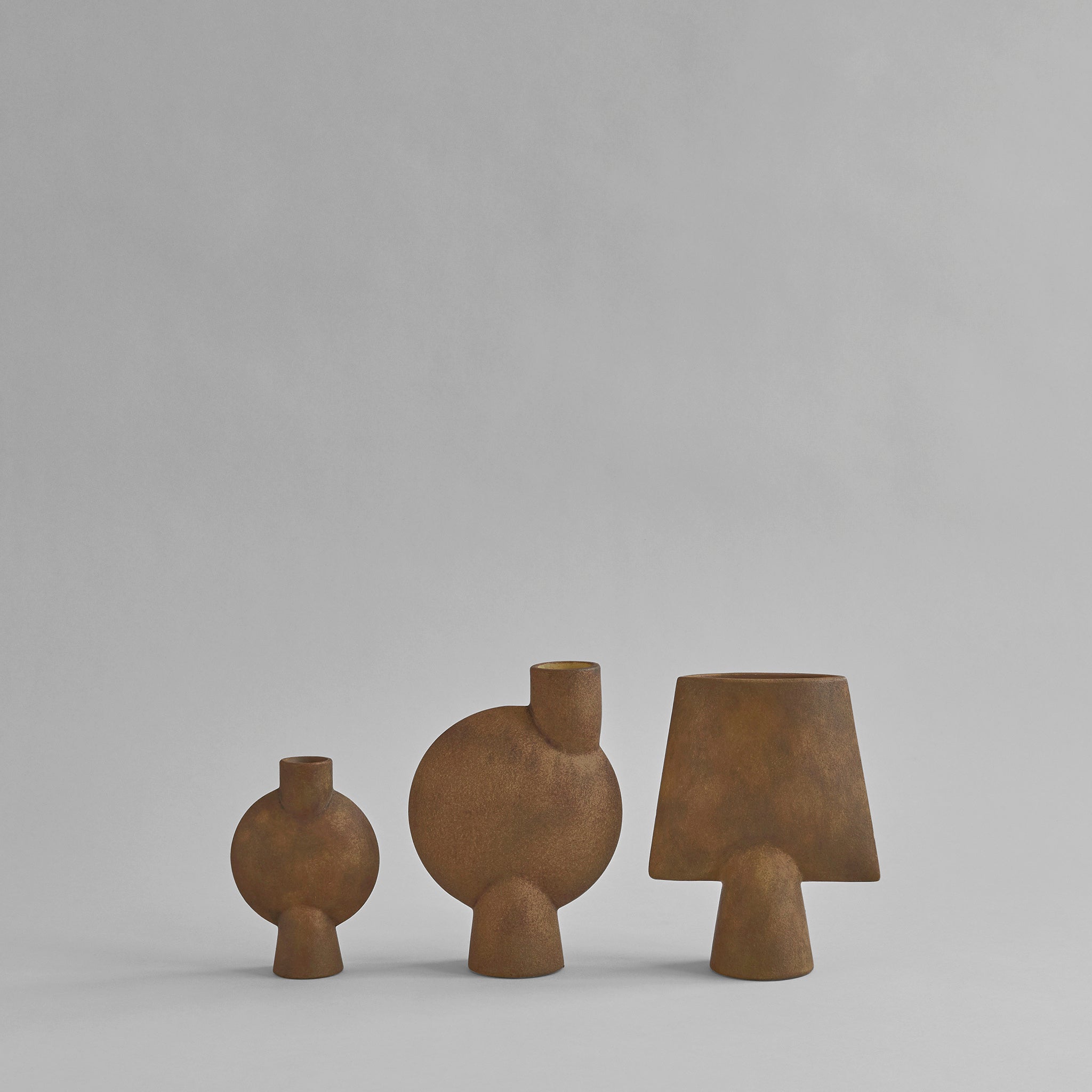 Sphere Vase Bubl, Medio -Ochre