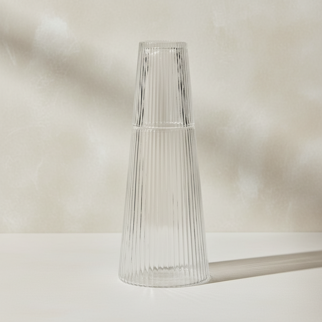 Pilastro Carafe with Glass