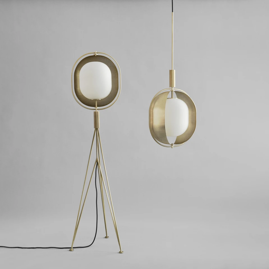 Pearl Pendant - Brass, Special Order