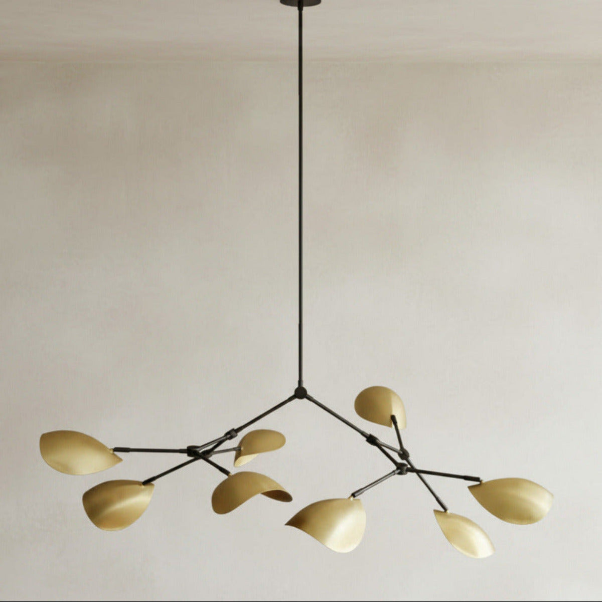Stingray Chandelier, Brass