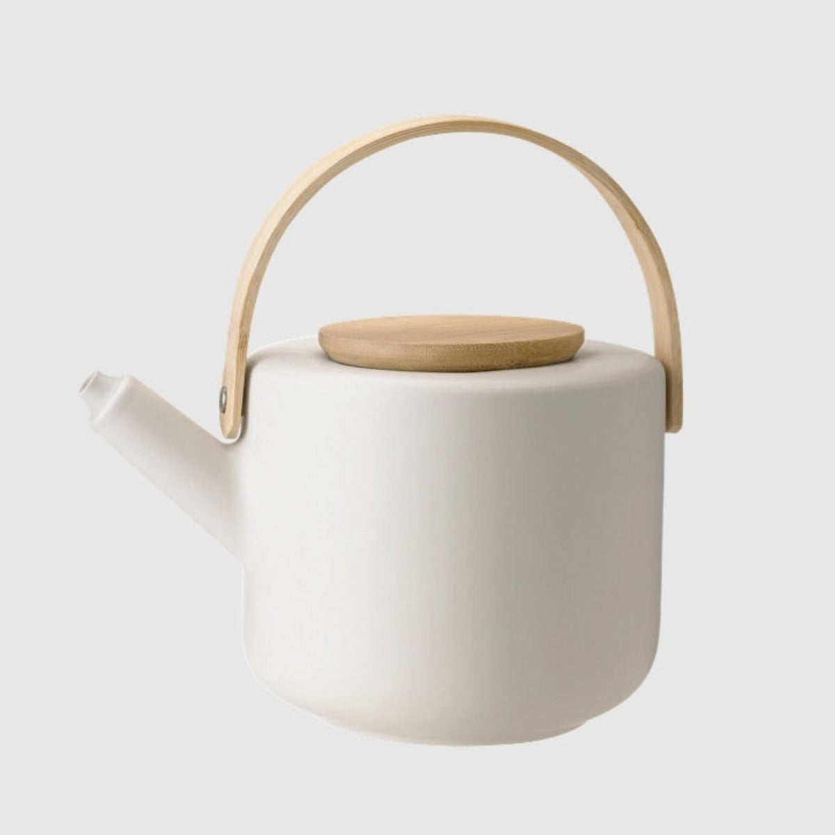 Nordic Style Tea Set Ceramic Wooden Handle Tea Pot and/or Cup Heat