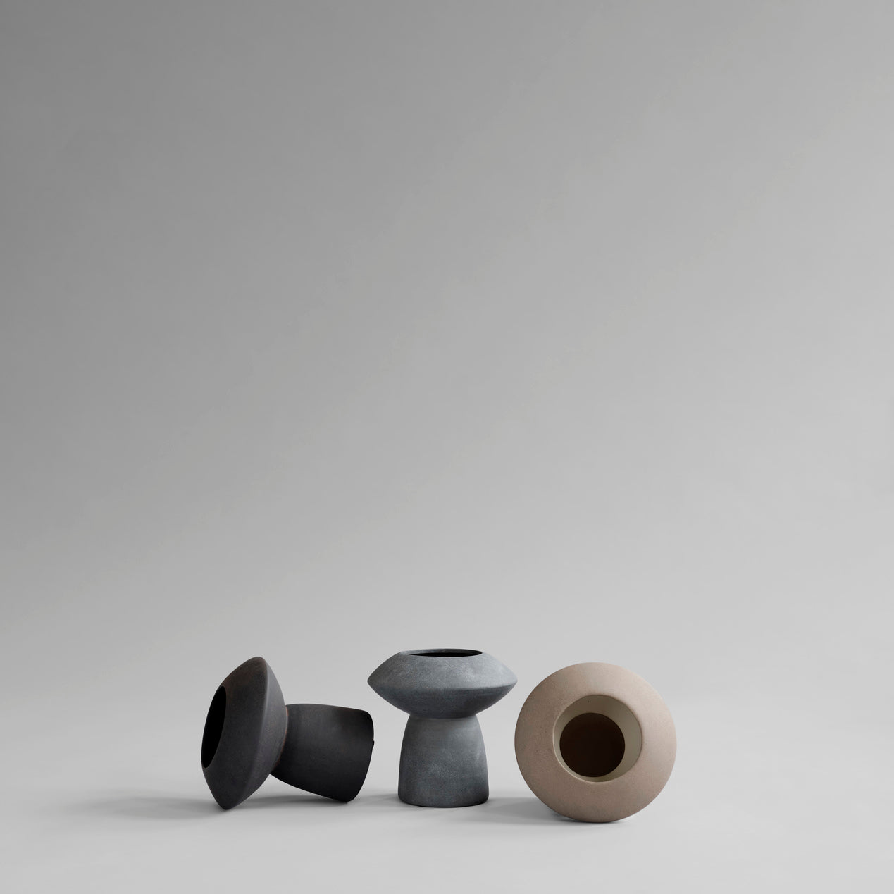 Sphere Vase, Fat - Taupe