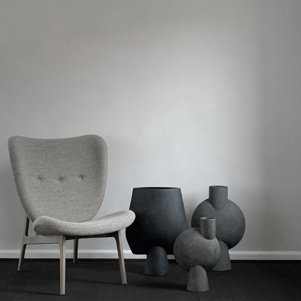 Sphere Vase Square Hexa - Black