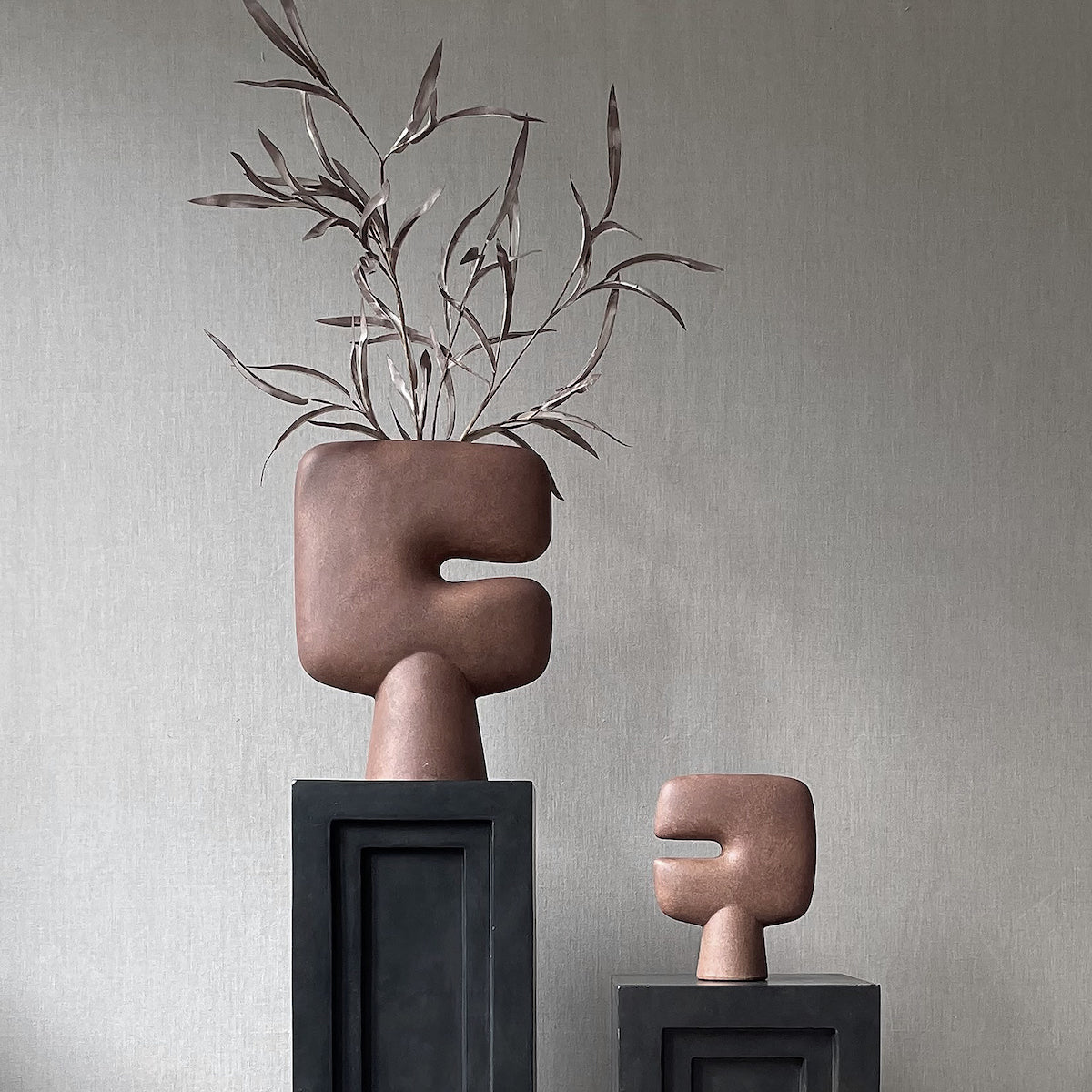 Tribal Vase, Mini - Terracotta