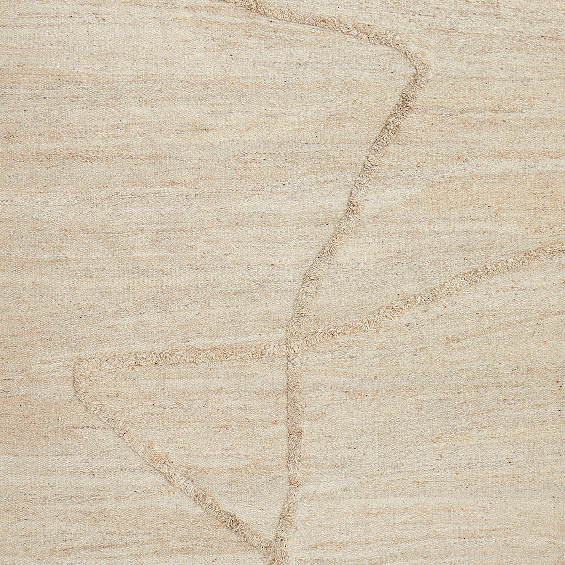 Vuoristo - White + White - Hand Woven Rug