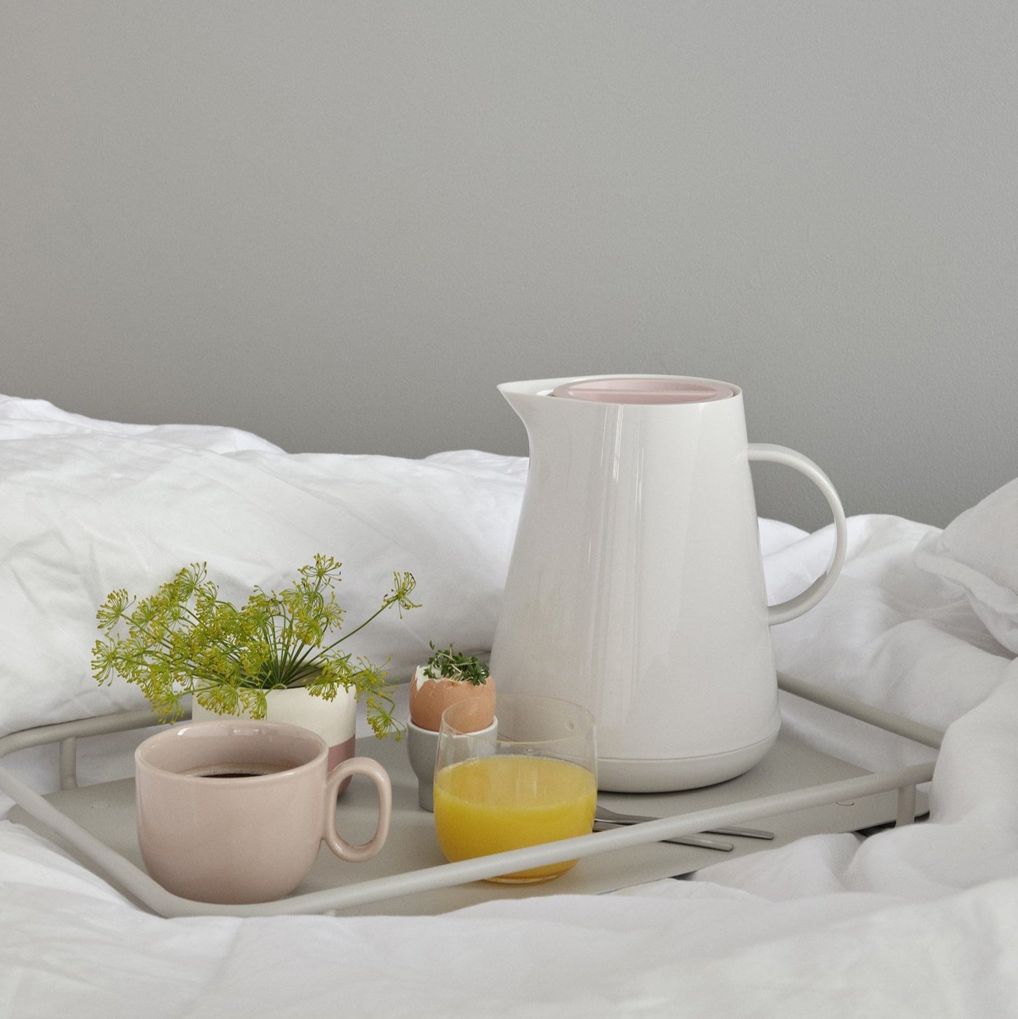 HOTTIE vacuum jug 1 L - white