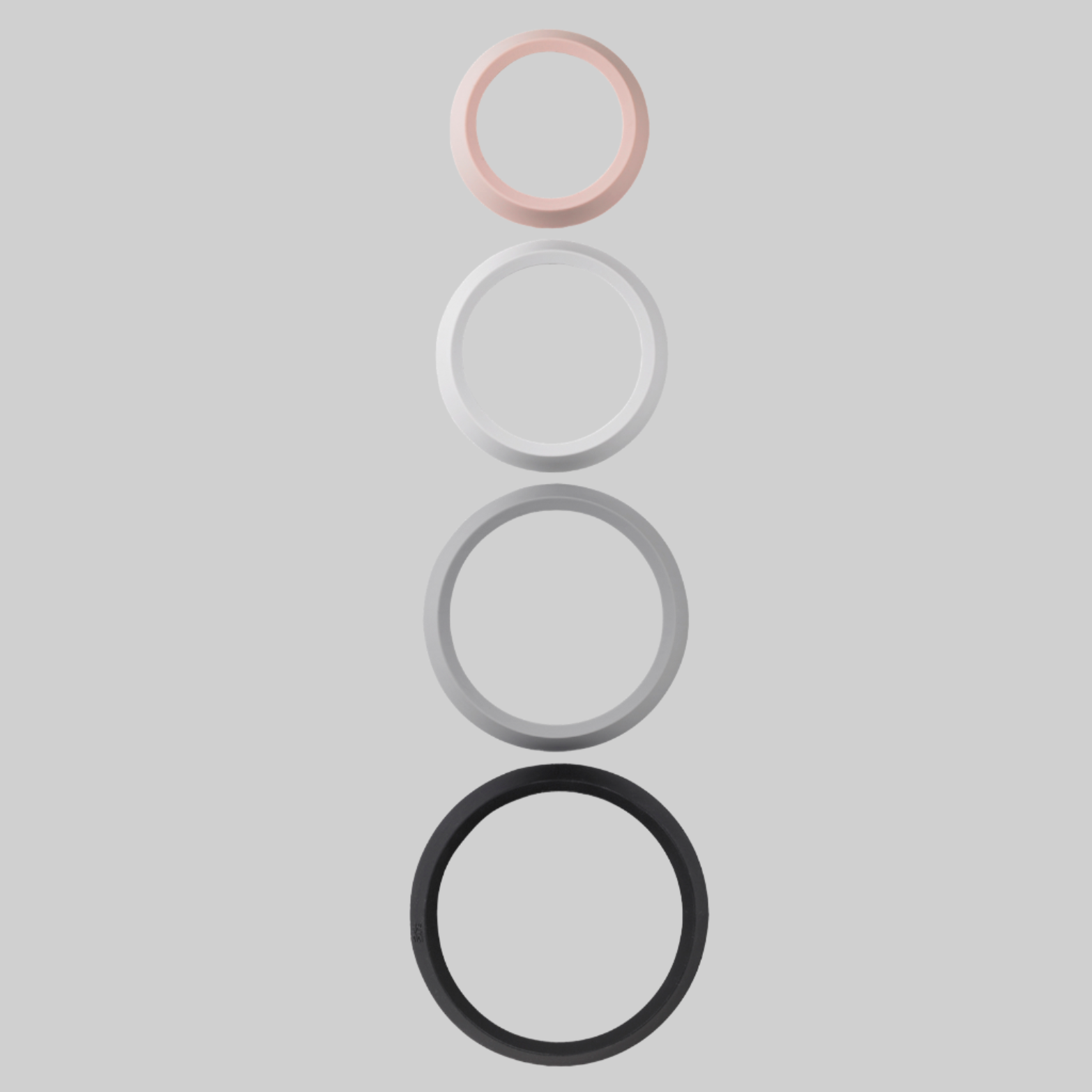 PLACE-IT Trivets 4 Pc. - black/grey/white/dusty rose