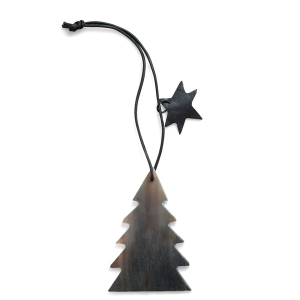 Holiday Ornament - Horn tree. (box of 12)