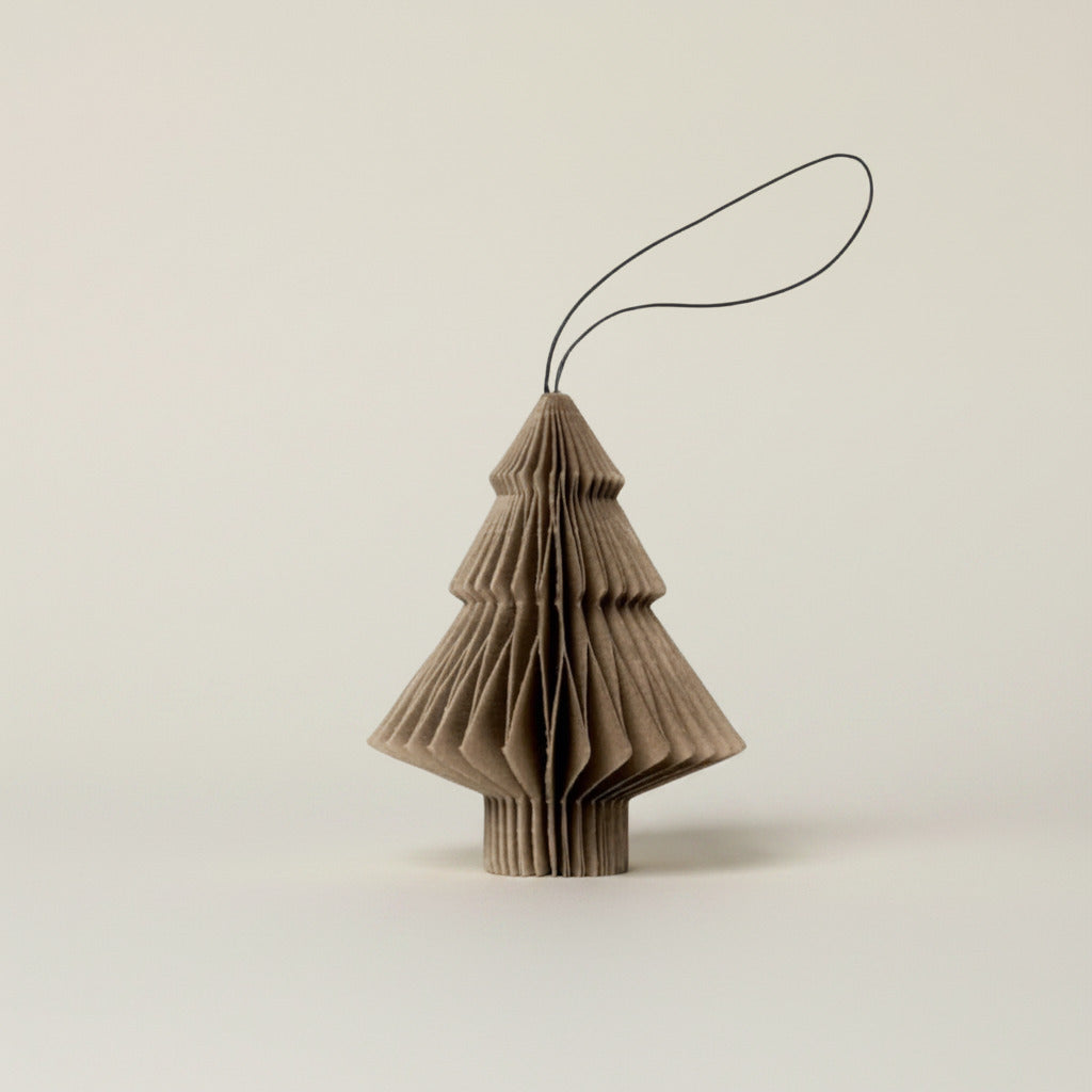 SUSTAIN folding ornament, tree macchiato (box of 6)