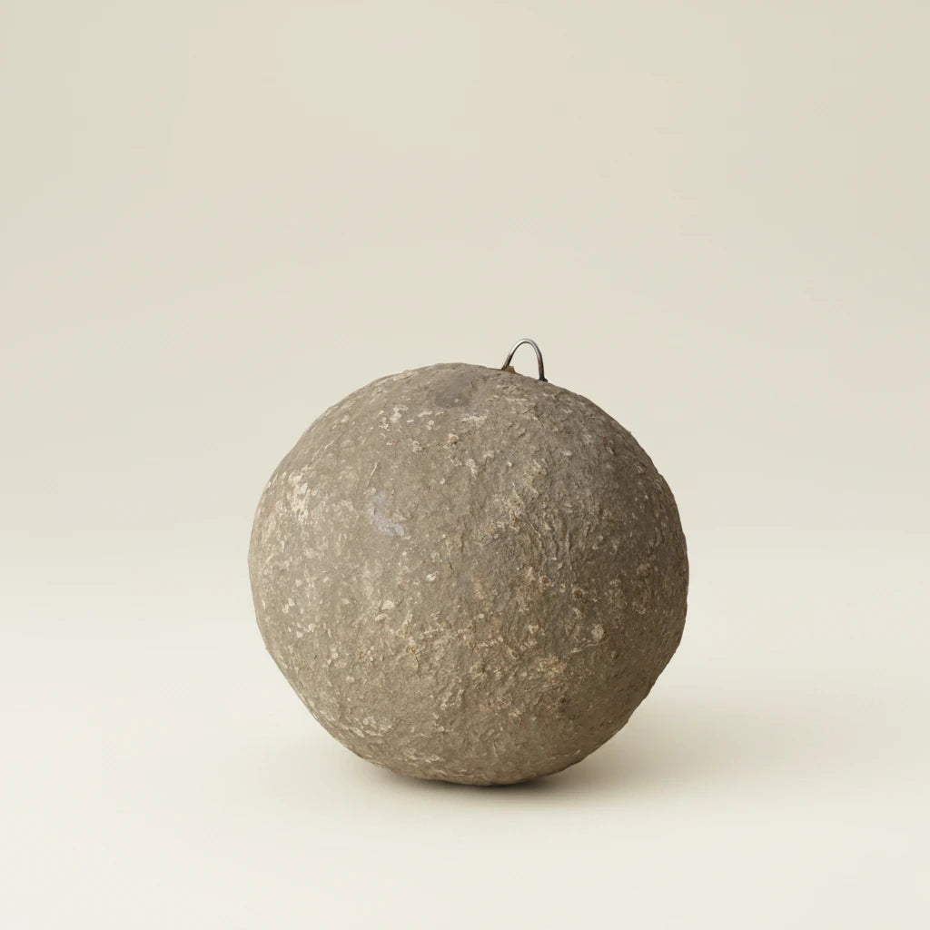 SUSTAIN paper-mache ball large, smoke - box of 6
