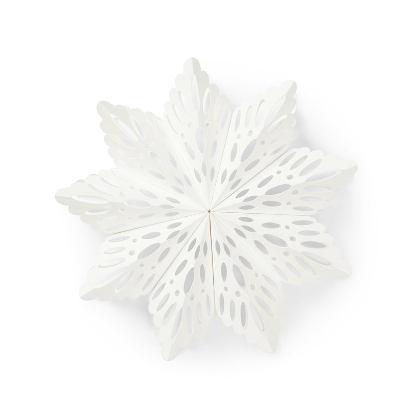 SUSTAIN Snowflake, large white. (box of 6)