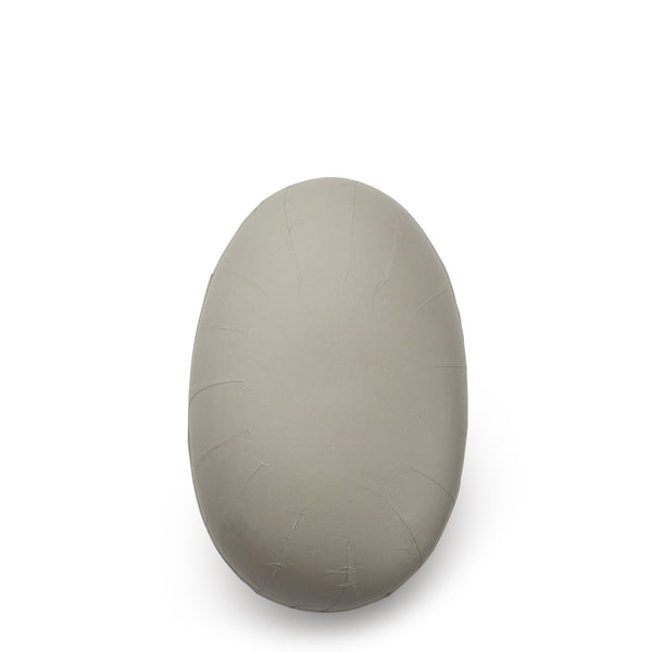 Holiday Ornament - fill me egg, XL nude grey. (box of 4)