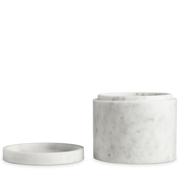 marblelous canister large, white