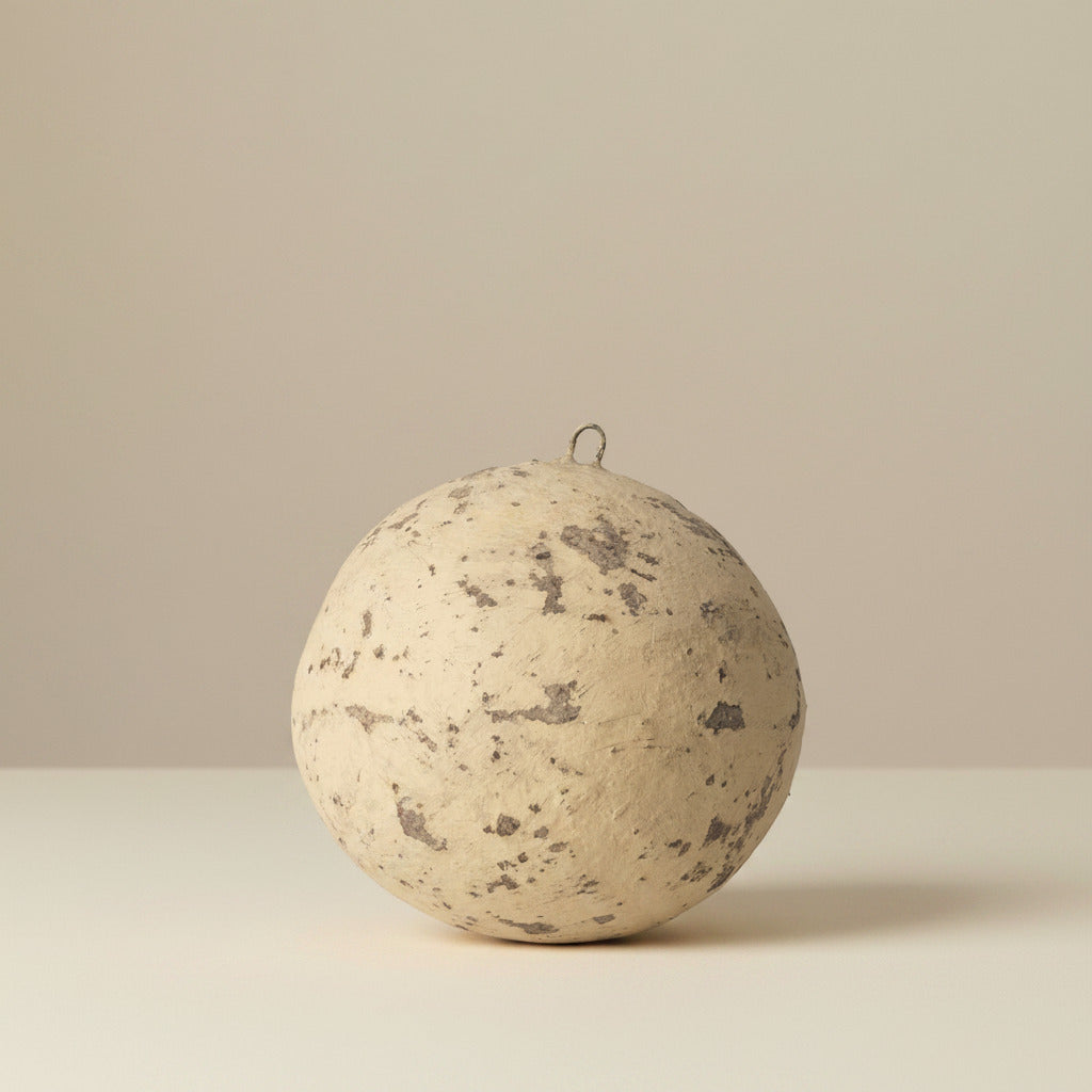 SUSTAIN paper-mache ball large, sand - box of 6