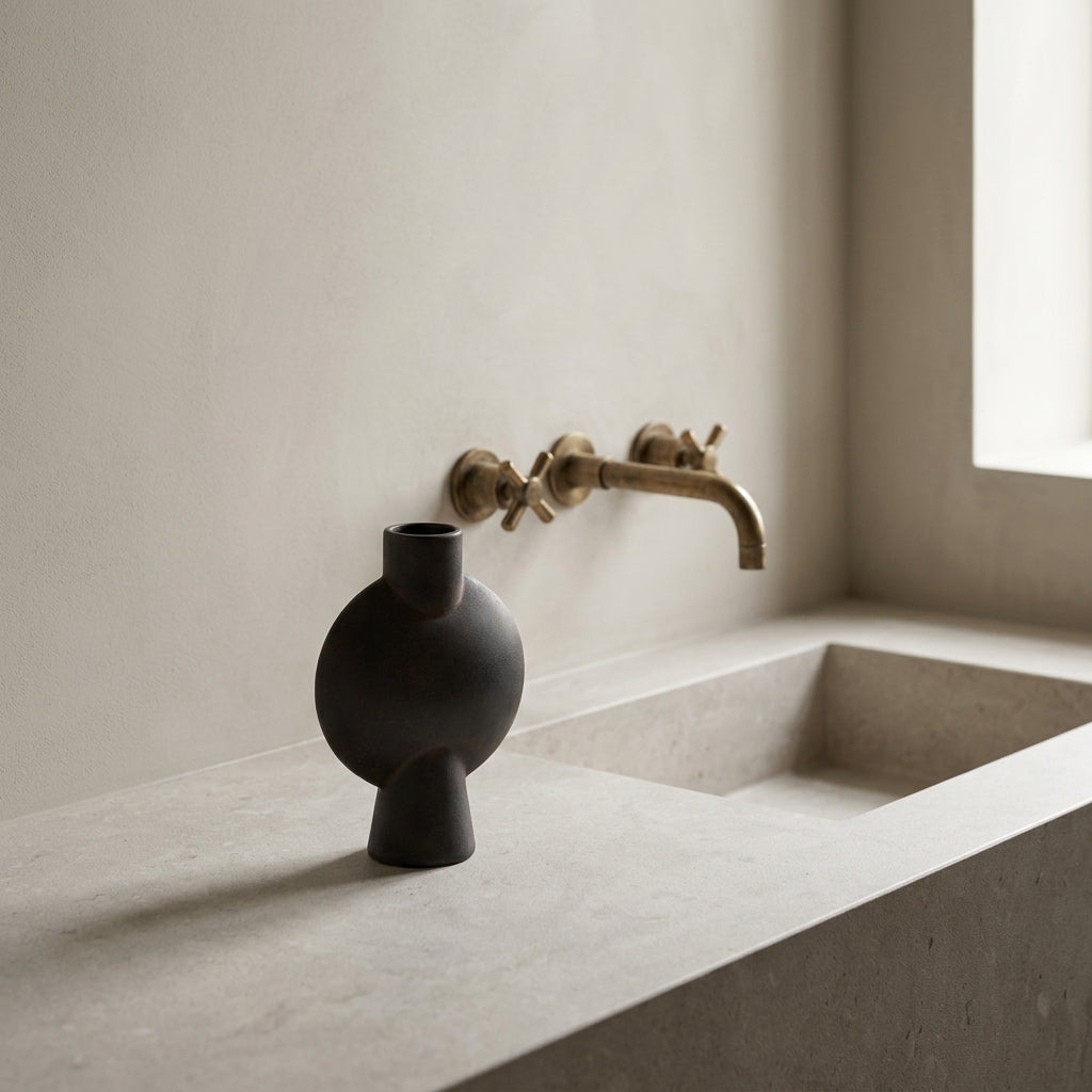 Sphere Vase Bubl, Mini - Coffee