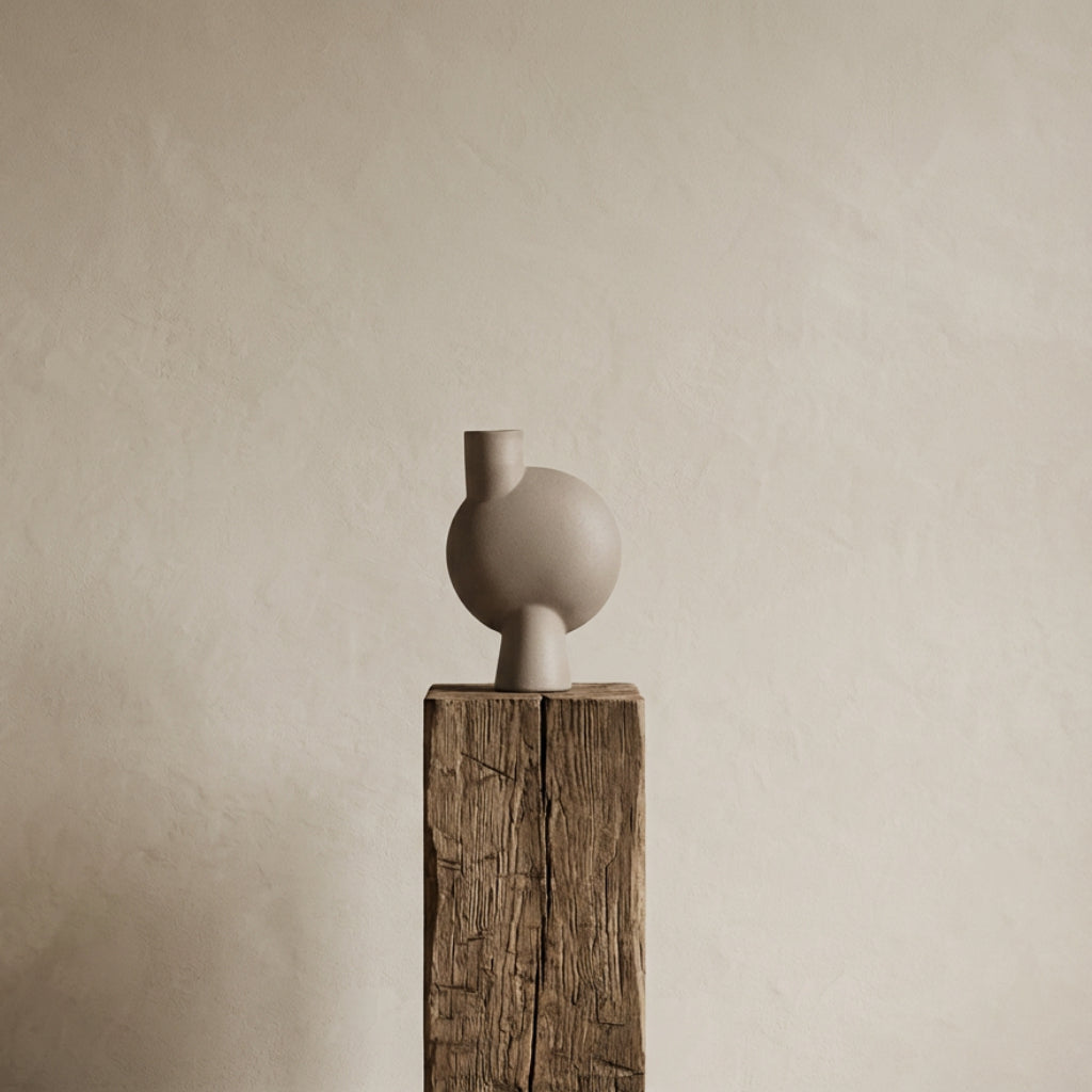 Sphere Vase Bubl, Medio - Taupe, Waterproof