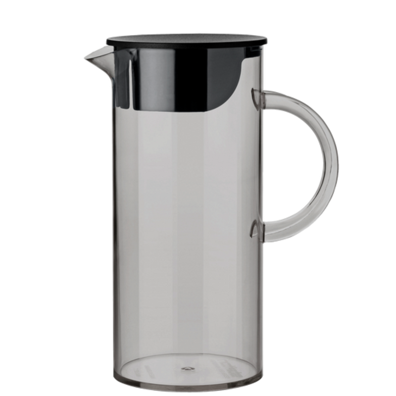 EM77 Jug with lid - Smoke/Black