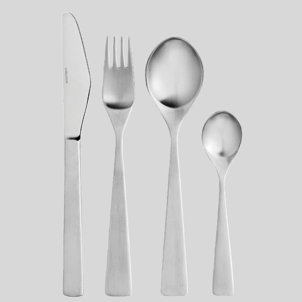 Maya 2000 dinner spoon steel - 6 pc. box