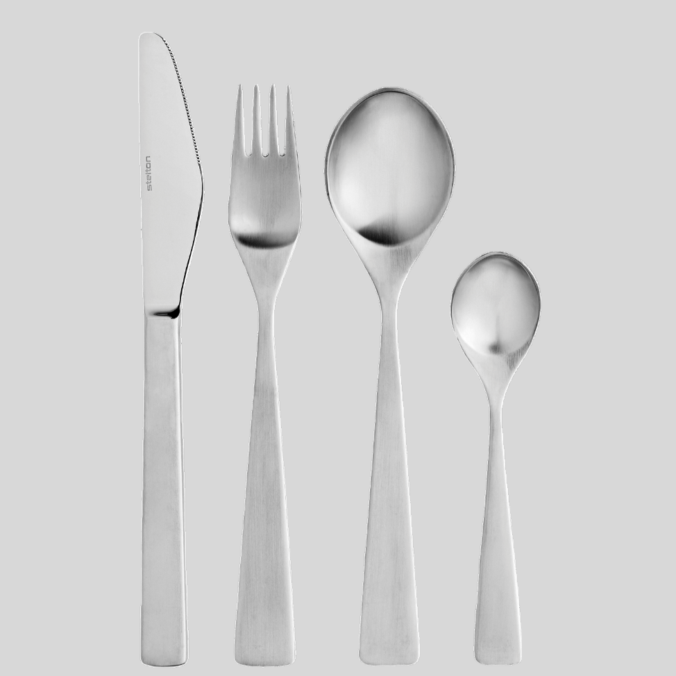 Maya 2000 dinner fork steel, 6 pc box