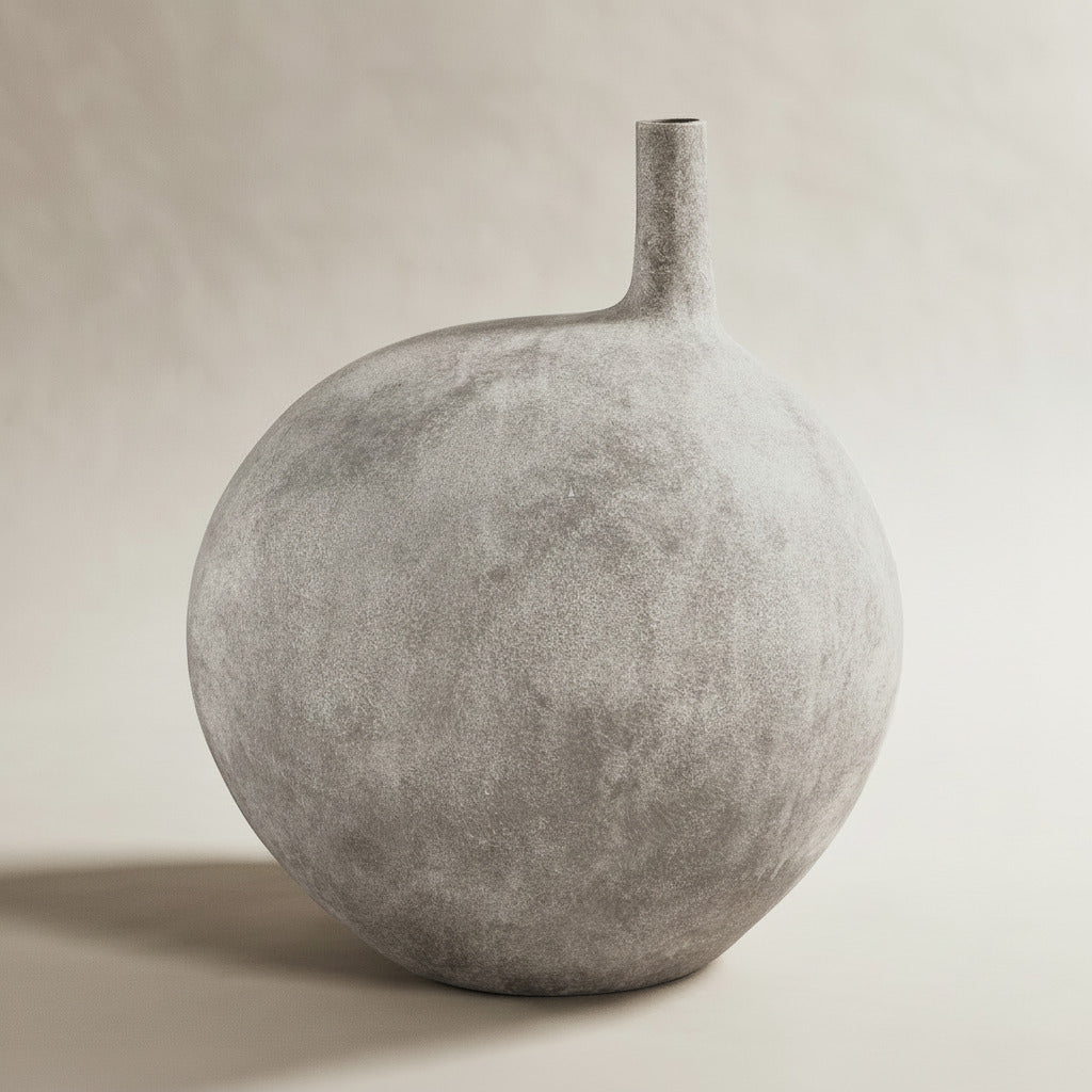 Submarine Vase, Big - Light Grey