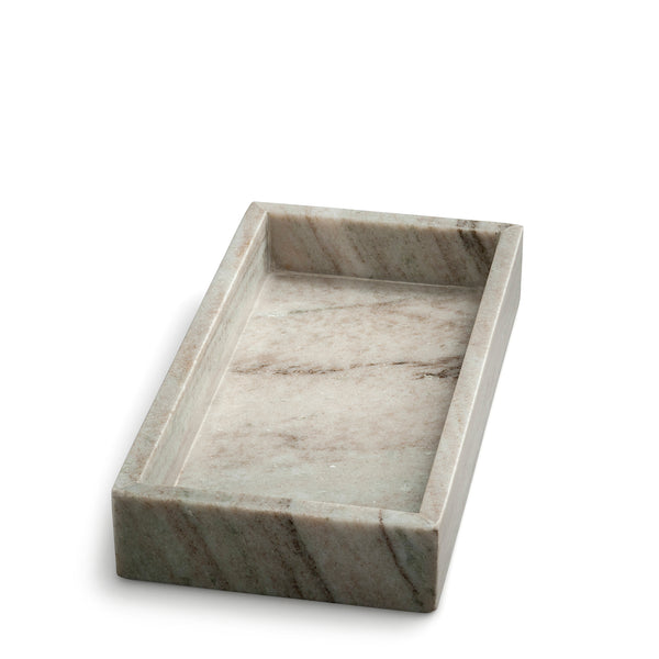 Marblelous tray - rectangular, brown