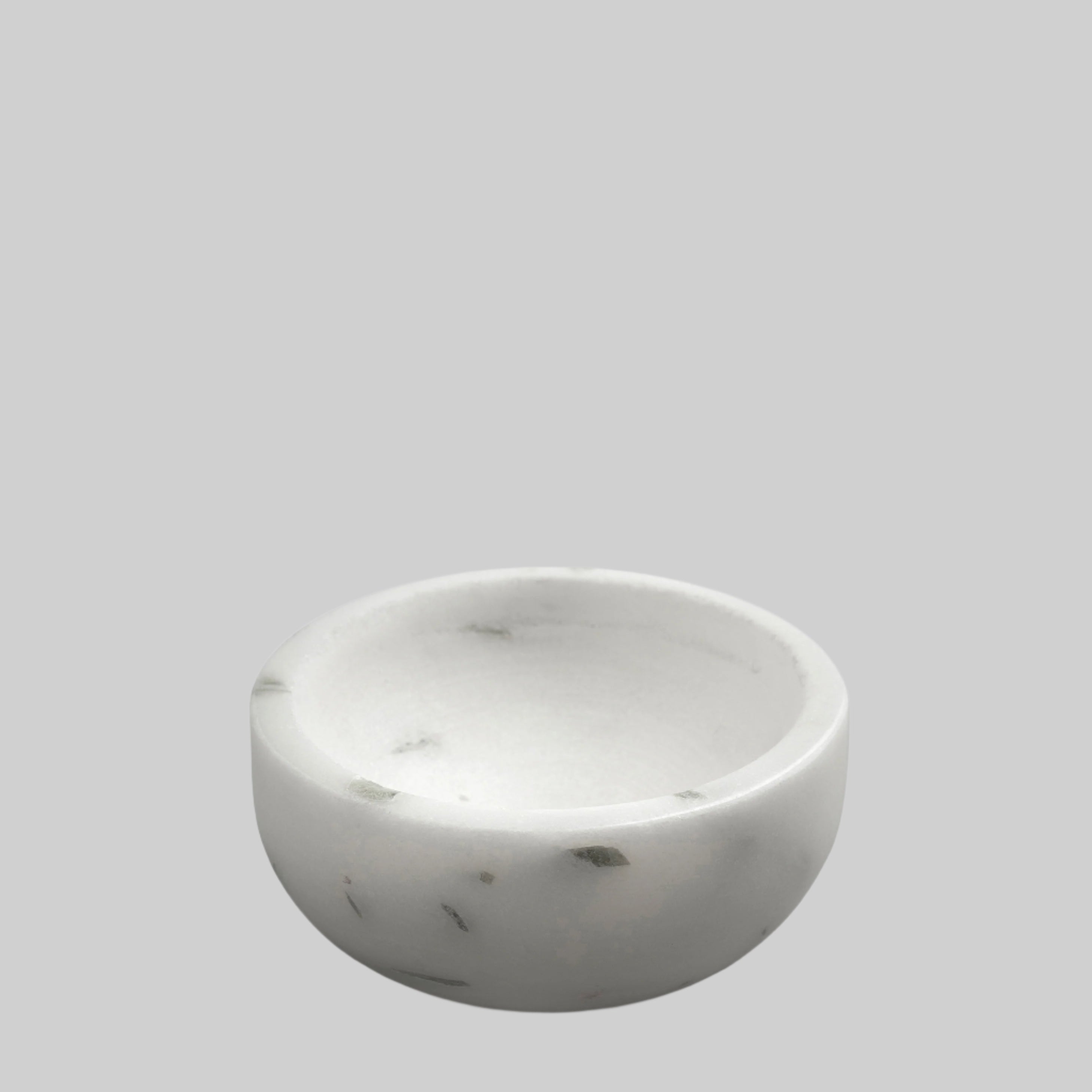 marblelous bowl, white